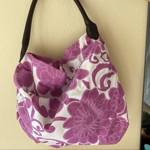 Saks Fifth Avenue hobo style tote bag